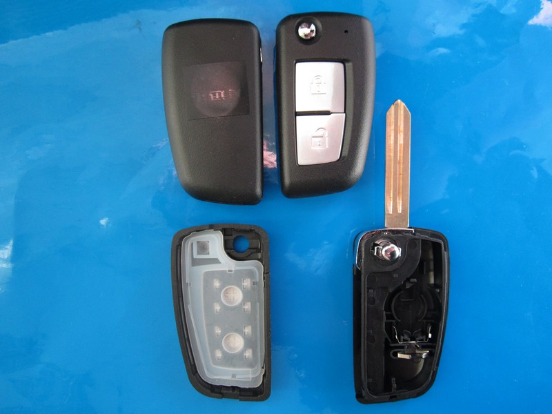 Carcasa cheie Nissan 2 butoane cu lamela NSN14 briceag